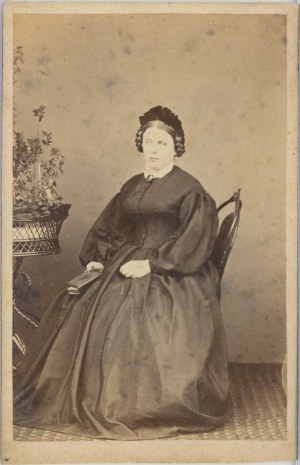 [January Uprising] Kraków, Maliszewski J. - Bogulska Ludwika in mourning dress, ca. 1864.