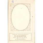 [Insurrection de janvier] Varsovie, Boretti T. - Femme en robe de deuil, vers 1862.