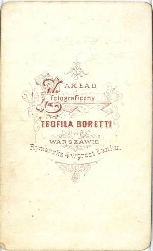 Warszawa, Boretti T. - Mężczyzna, ok. 1865.