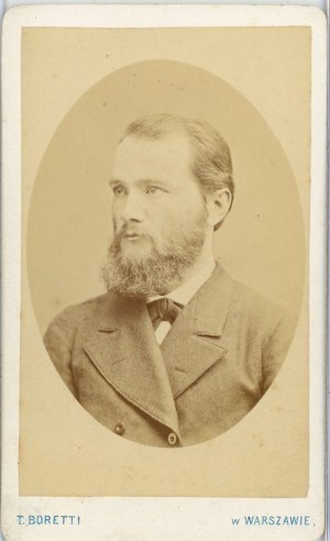 Warszawa, Boretti T. - Mężczyzna, ok. 1865.