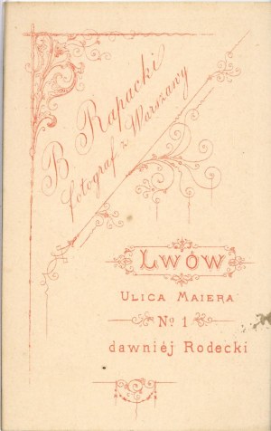 Lviv, Rapacki B. - Woman with a cross, ca. 1870.