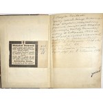 Bieńkowski Władysław - Gospodarka leśna w Tatrach. Kórnik 1925 Nakł. Bibl. Kórnickiej. + odręczny list autora.