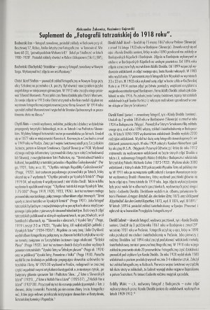 Żakowicz Aleksander, Gajewski Kazimierz - Tatra photography until 1918. Stanisław Bizański, Awit Szubert and others .... Częstochowa-Katowice-Lviv 2004 Wyd. Uniw. Śląski, Wyd. 