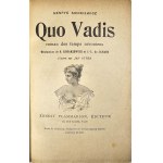 Sienkiewicz Henryk - Quo Vadis. Roman des temps néroniens. Traduction de B. Kozakiewicz et J.-L. de Janasz. Illustré par Jan Styka. Paris [1900] Edit. Ernest Flammarion.