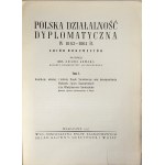 [Powstanie styczniowe] Lewak Adam - Polska działalność dyplomatyczna w 1863-1864 r. Zbiór dokumentów pod red. ... T. 1. Warszawa 1937 Wyd. MSZ. Skł. Gł. Gebethner i Wolff.