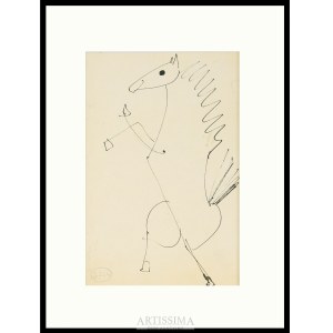  Barbara Jonscher (1926–1986), Praca dwustronna – dwa konie*