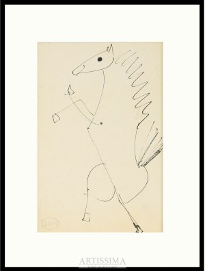  Barbara Jonscher (1926–1986), Praca dwustronna – dwa konie*