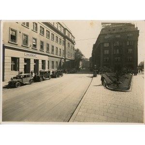 Kraków, Mucha St. - ul. Wieolopole, Pałac Prasy, siedziba IKC, ok. 1930.