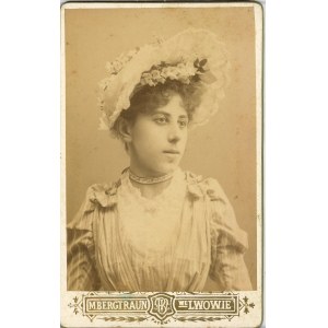 Lwów, Bergtraun M. - Kobieta, ok. 1890.