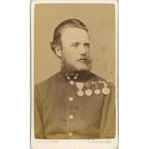 Lwów, Trzemeski E. - Oficer armii austriackiej, ok. 1870.