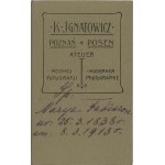 Poznań, Ignatowicz K. - Kobieta, ok. 1900.