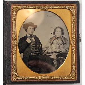Ambrotype - Marriage, ca. 1855.