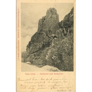 Kraków, Zabierzów - Kmita's Rock, ca. 1900.