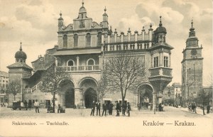 Cracovie - Halle aux draps, vers 1900.