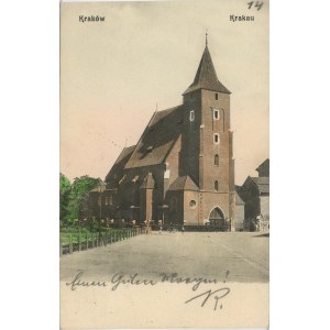 Krakow - Church of the Holy Cross, ca. 1900.
