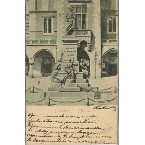 Krakow - Monument to Adam Mickiewicz, 1902.