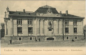 Kraków - Towarzystwo Przyjaciół Sztuk Pięknych, ca. 1900.