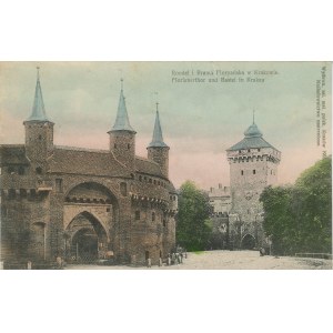 Kraków - Rondel i brama Floryańska, 1903.