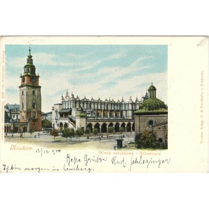 Cracovia - Torre del municipio e sala dei panni, 1900.