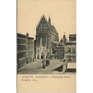 Krakow - Church of the XX. Dominicans, ca. 1900.
