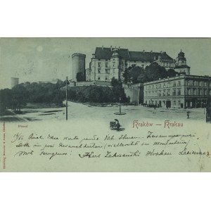 Kraków - tzw. księżycówka - Wawel, 1898.