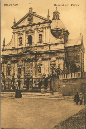 Krakow - St. Peter's Church, ca. 1910.