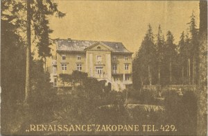 Zakopane - Renaissance Hotel, 1935.