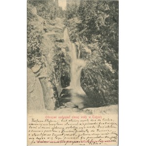 Montagnes des Tatras - Cascade géante d'eau froide, 1902.