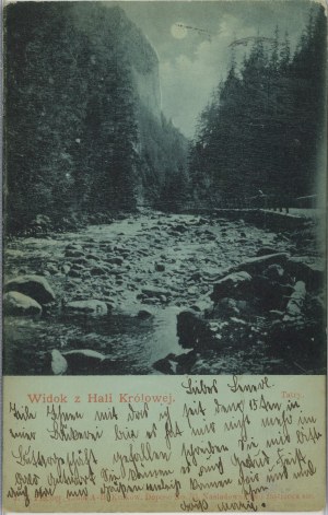 Tatra Mountains - View from the Queen's Hall, 1903.