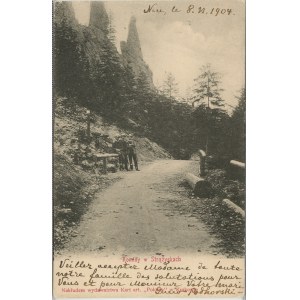Tatry - Komíny ve Strążyske, 1904.