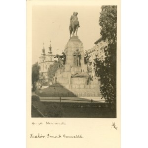 Kraków - Pomnik Grunwaldzki, ok. 1930.