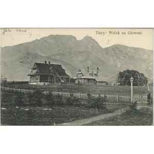 Tatry - Widok na Giewont, 1913.