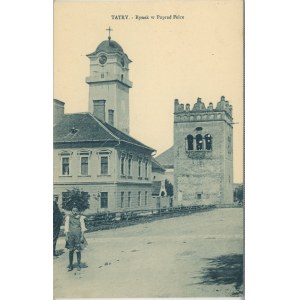 Poprad - Place du marché, vers 1910.