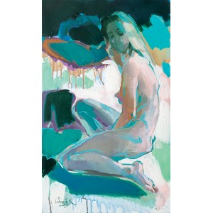 Kateryna OCHEREDKO (b. 1985), Emerald Nymph, 2023