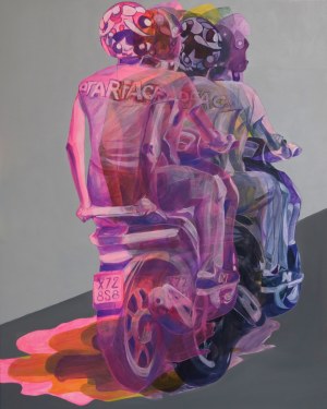Paweł DĄBROWSKI (ur. 1974), Skuterem przez Sycylię, 2024