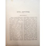 Libonis L. - Styl w sztuce czystej i stosowanej - Styl Gotycki, Japoński, Empire - Warszawa 1903