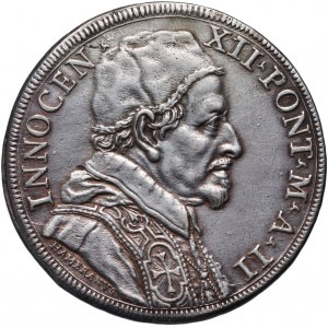 Vatican, Papal States, Innocent XII, Piastra 1692, Rome
