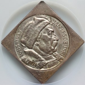 II RP, 10 złotych 1933, Warszawa, Jan III Sobieski, PRÓBA, klipa