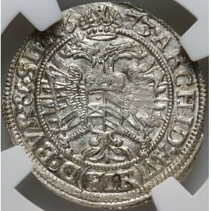 Śląsk pod panowaniem austriackim, Leopold I, 3 krajcary 1673 FIK, Opole
