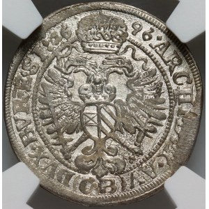 Schlesien unter österreichischer Herrschaft, Leopold I., 3 krajcary 1696 CB, Brzeg