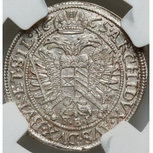Śląsk pod panowaniem austriackim, Leopold I, 3 krajcary 1665 FBL, Kłodzko
