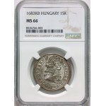 Hungary, Leopold I, 15 Kreuzer 1683 KB, Kremnitz