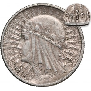 II RP, 2 złote 1933, Głowa Kobiety, PRÓBA