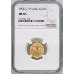 Finland, Nicholas II, 10 Markkaa 1905 L, Helsinki