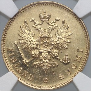 Finland, Alexander III, 20 Markkaa 1891 L, Helsinki