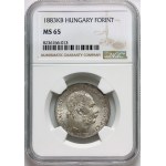 Hungary, Franz Joseph I, Forint 1883, Kremnitz
