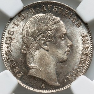 Austria, Franz Joseph I, 20 Kreuzer 1856 A, Vienna