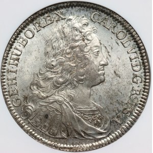 Śląsk pod panowaniem austriackim, Karol VI, talar 1727, Wrocław