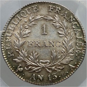France, Napoleon I, Franc AN13 A (1804), Paris
