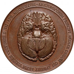 XIX wiek, Toruń, medal z 1828 roku, Samuel Thomas von Sömmering
